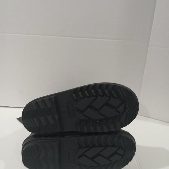 The Children s Place Black Snow Winter Boots Size 3 youth Kids Faux Fur Lining. - Picture 11 of 14